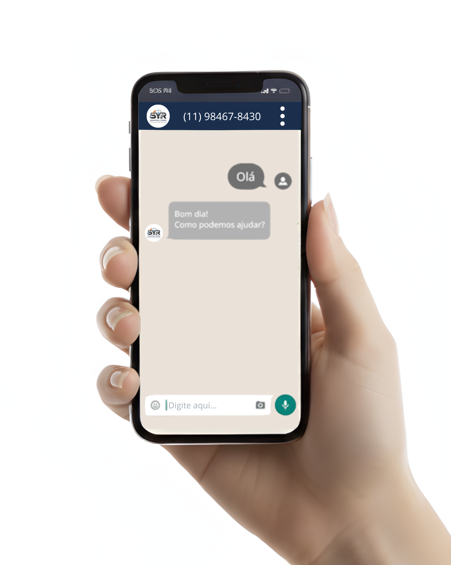 WhatsApp de Contato SYR Equipamentos: (11) 98467-8430 para suporte e orçamentos