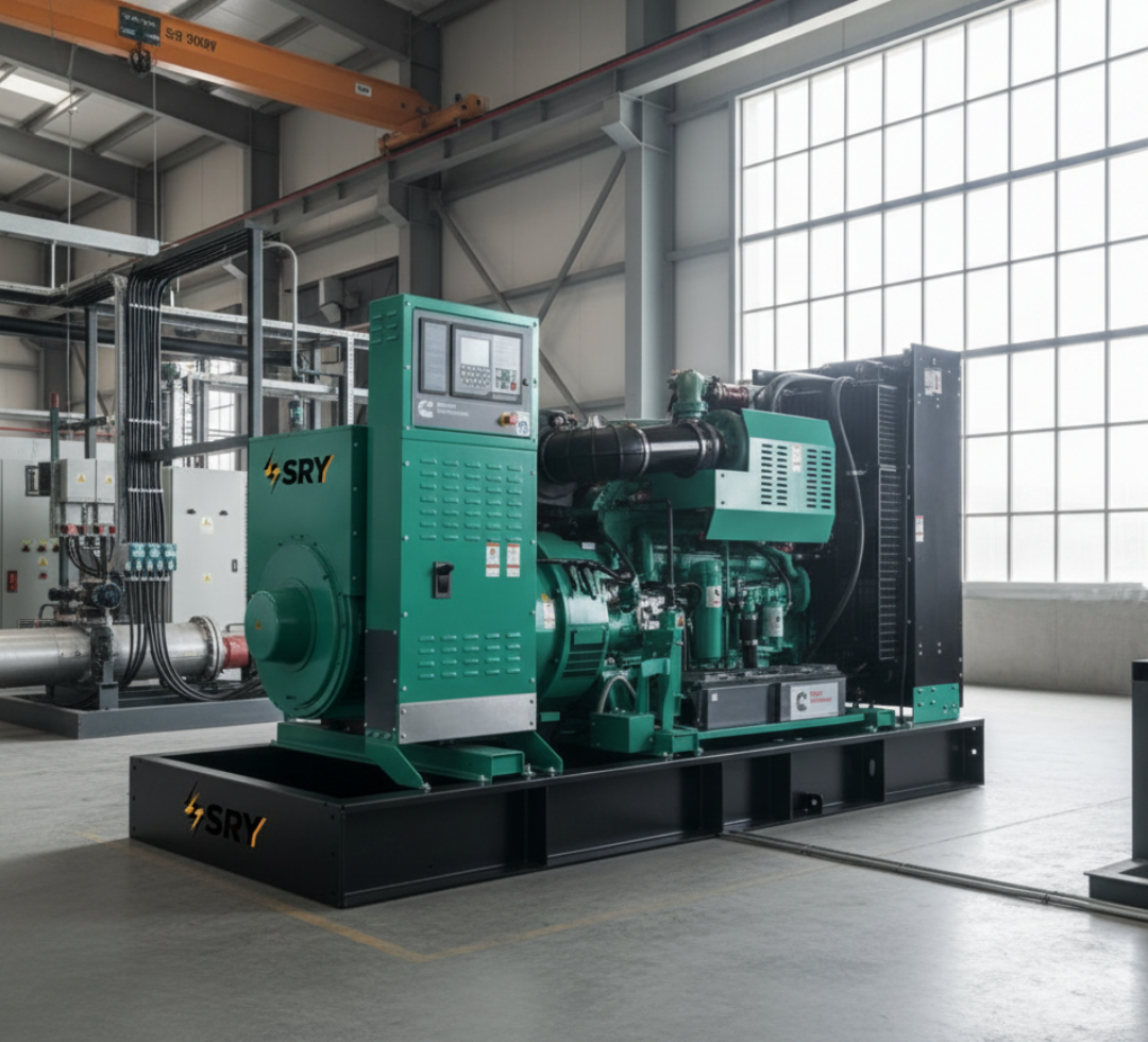 Grupo Gerador Industrial a Diesel e Gás para geração de energia em fábricas - SYR Equipamentos