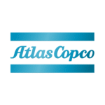 Logo Atlas Copco azul - Compressores, Geradores e Peças - SYR Equipamentos